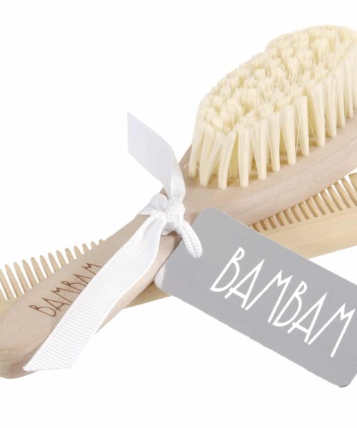 Houten Haarborstel set Bambam
