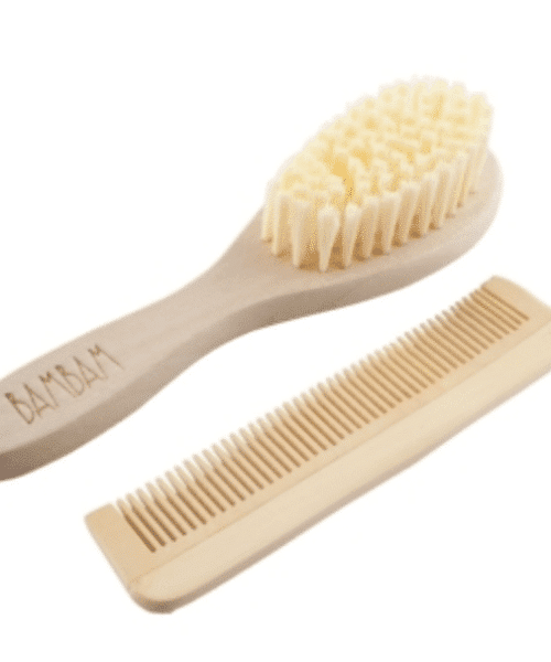 Alternative view of Houten Haarborstel set Bambam