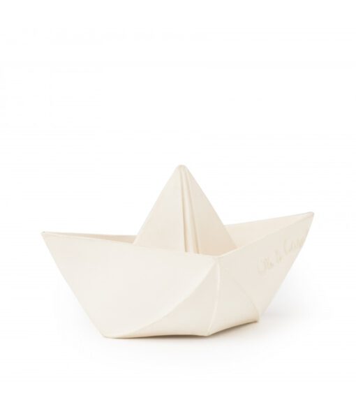Oli & Carol Bijtspeeltje Origami Boot Wit