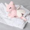 Unicorn knuffel met doek