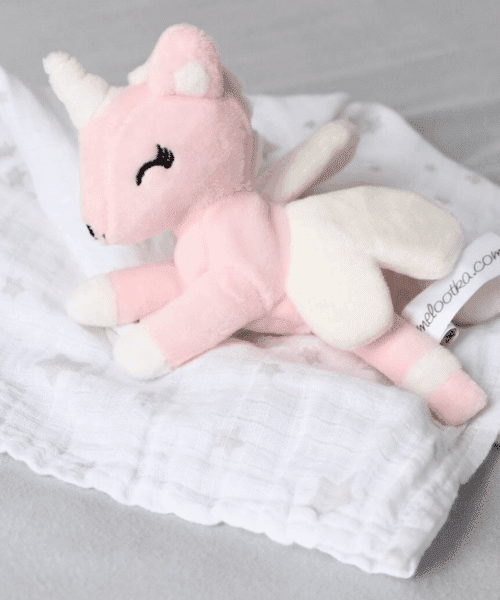 Unicorn knuffel met doek