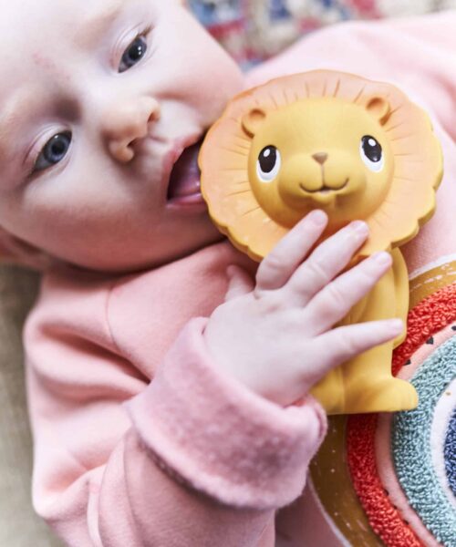 100% natural rubber toy Leo the Lion