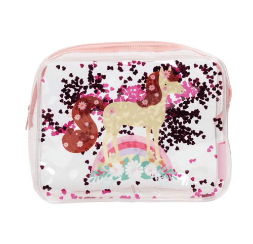 Toilettasje: Glitter - paard