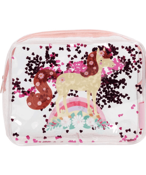 Toilettasje: Glitter - paard