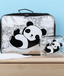 Koffer: Glitter - panda