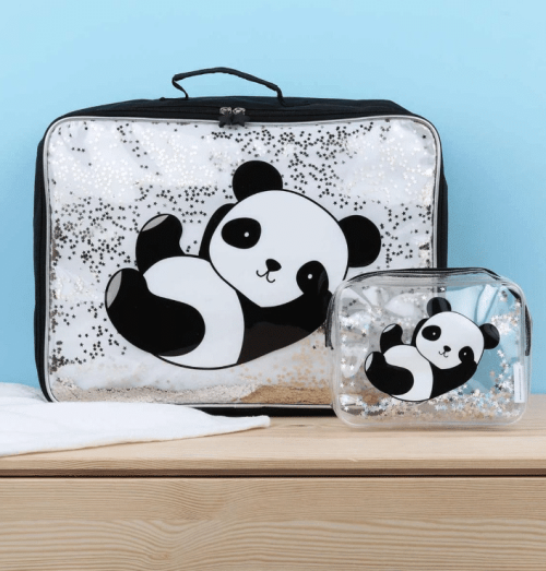 Koffer: Glitter - panda