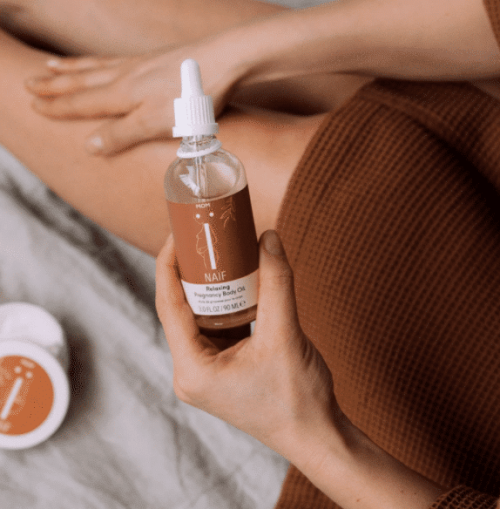 Ontspannende zwangerschapsolie