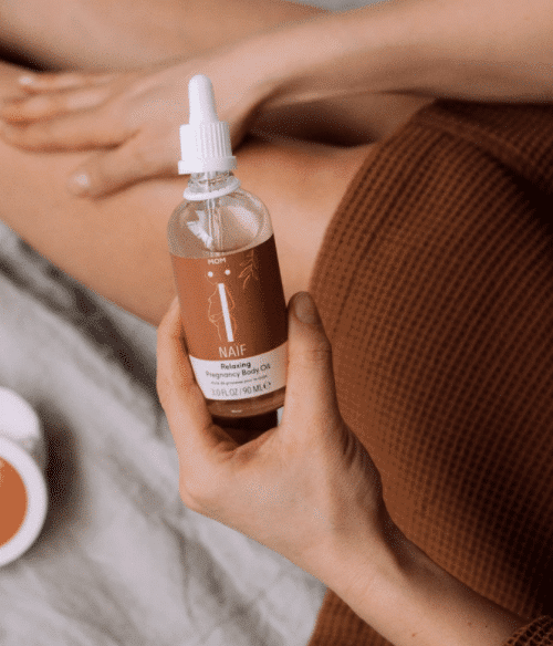 Ontspannende zwangerschapsolie