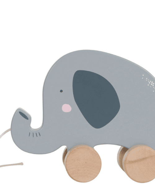 Trekdier hout Little Dutch Olifant