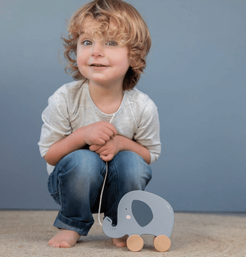 Trekdier hout Little Dutch Olifant