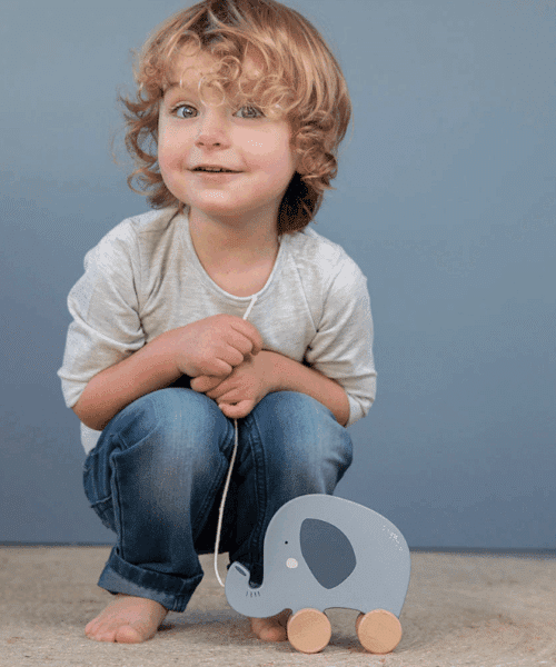 Trekdier hout Little Dutch Olifant