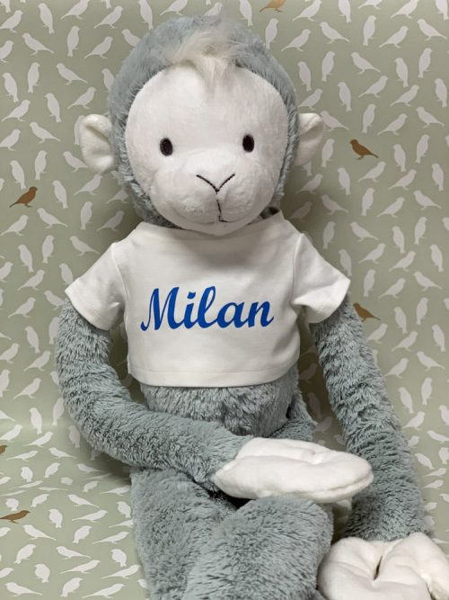 hanging monkey met naam