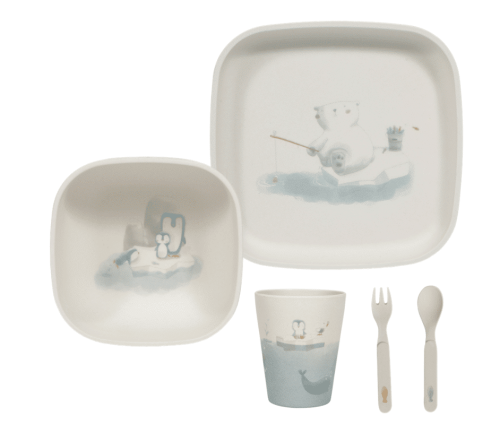 Bamboe kinderservies Polar