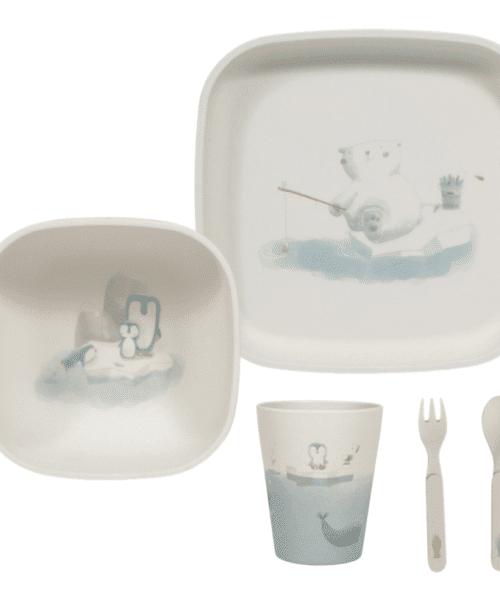 Bamboe kinderservies Polar