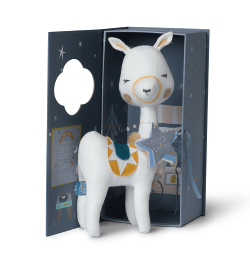 lama in gift box