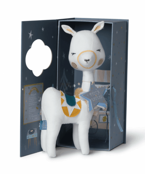 lama in gift box