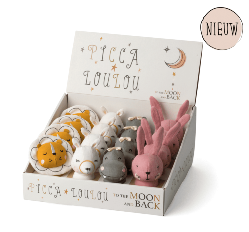 Rammelaar Picca loulou Lama, Konijn, Nijlpaard en Leeuw