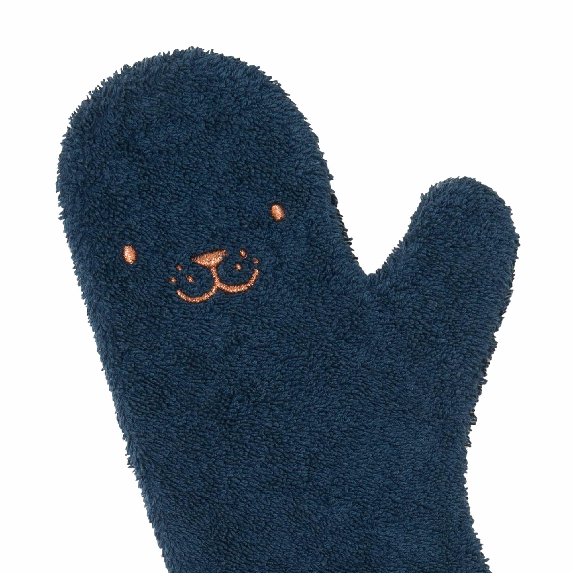 Showerglove Petrol blauw