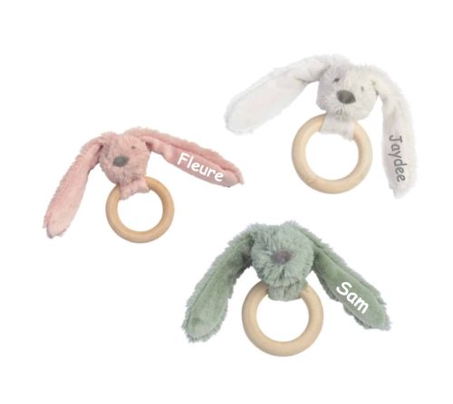 Rabbit Richie FSC Wooden Teething Ring