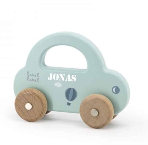 Houten auto Label label mint