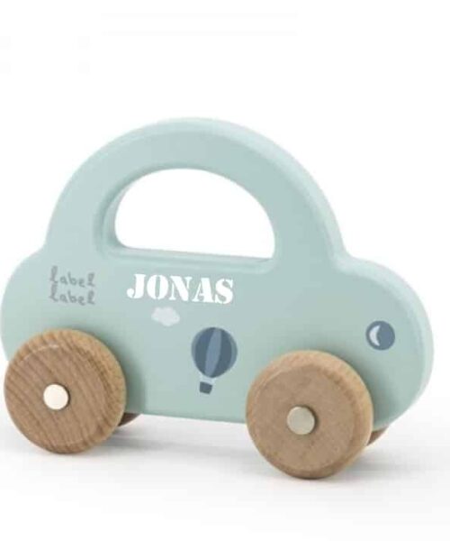 Houten auto Label label mint