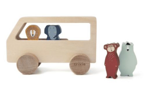 Houten dierenbus animals