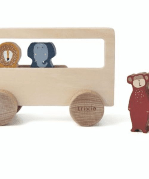 Houten dierenbus animals