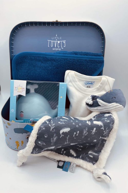 Kraamkoffer Walvis blauw