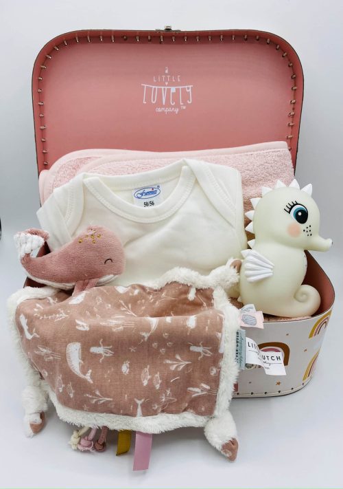 Kraamkoffer Little Ocean Friends Rose