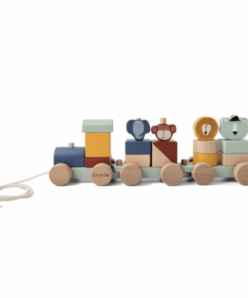 Houten trein trixie