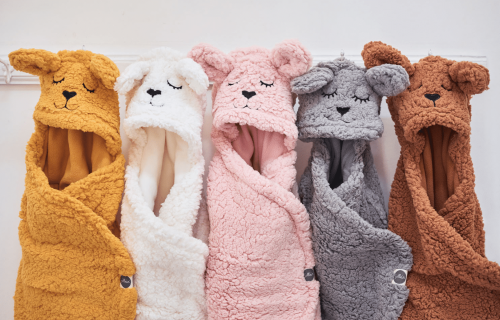 Wikkeldeken Bunny 100x105cm - Mustard