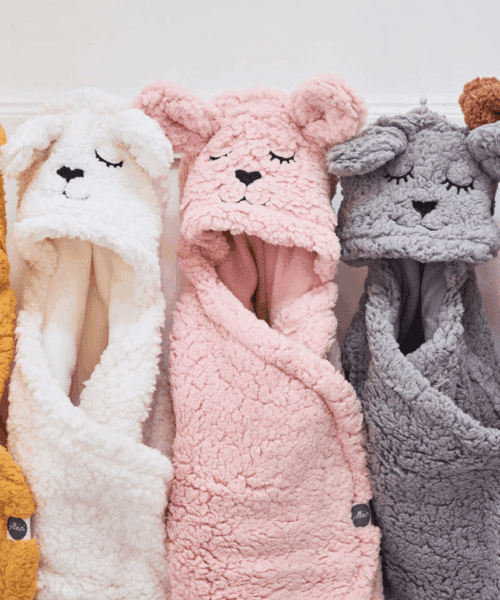 Wikkeldeken Bunny 100x105cm - Mustard