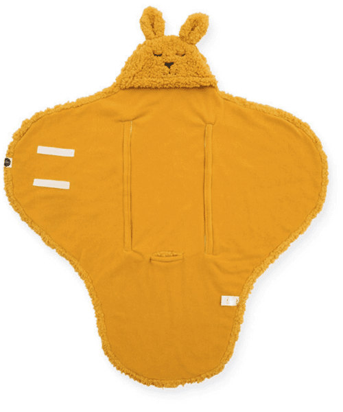 Wikkeldeken Bunny 100x105cm - Mustard