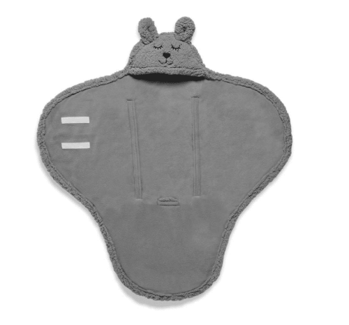 Wikkeldeken Bunny 100x105cm grey
