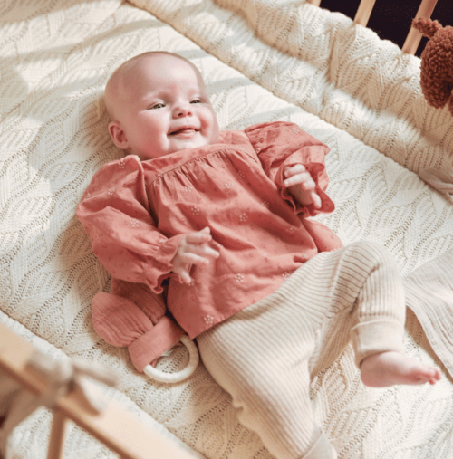 Bijtring Bunny Ears - Rosewood