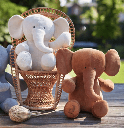 Knuffel Elephant - Nougat