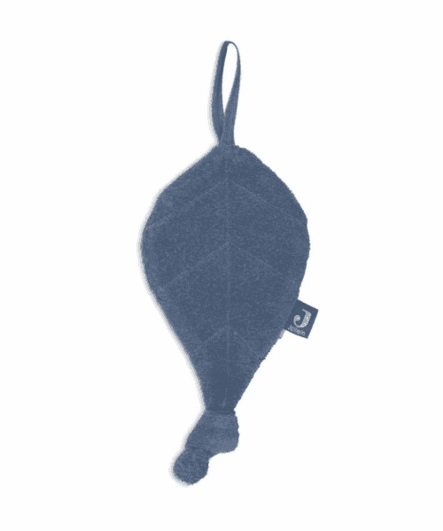 Speendoekje Badstof Leaf - Jeans Blue