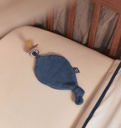 Speendoekje Badstof Leaf - Jeans Blue