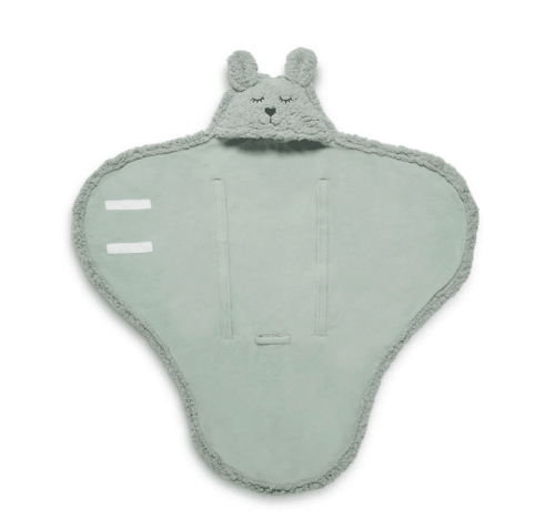 Wikkeldeken Bunny 100x105cm - Ash Green
