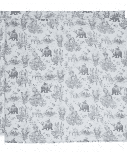 Hydrofiele Doek 70x70cm Pimpelmees Forest Animals