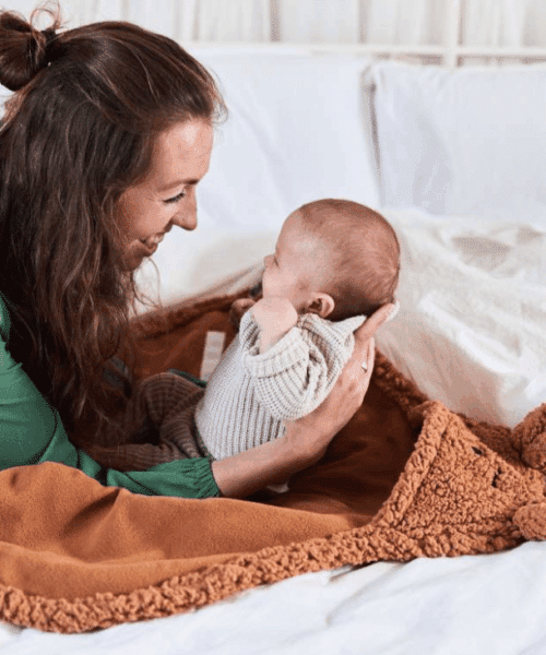 Wikkeldeken Bunny 100x105cm - Caramel