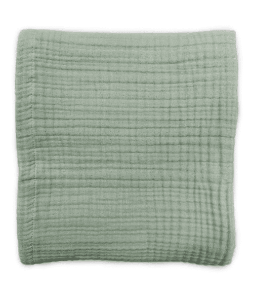 Swaddle / Hydrofiele doek 100×100 cm Stone green