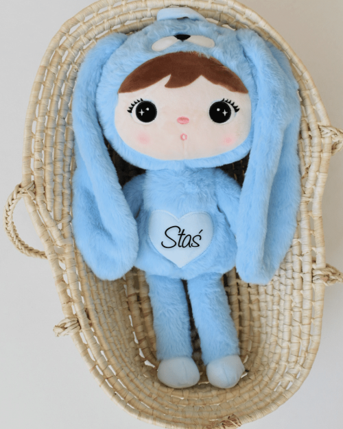 Pop Bunny Sky blue met naam