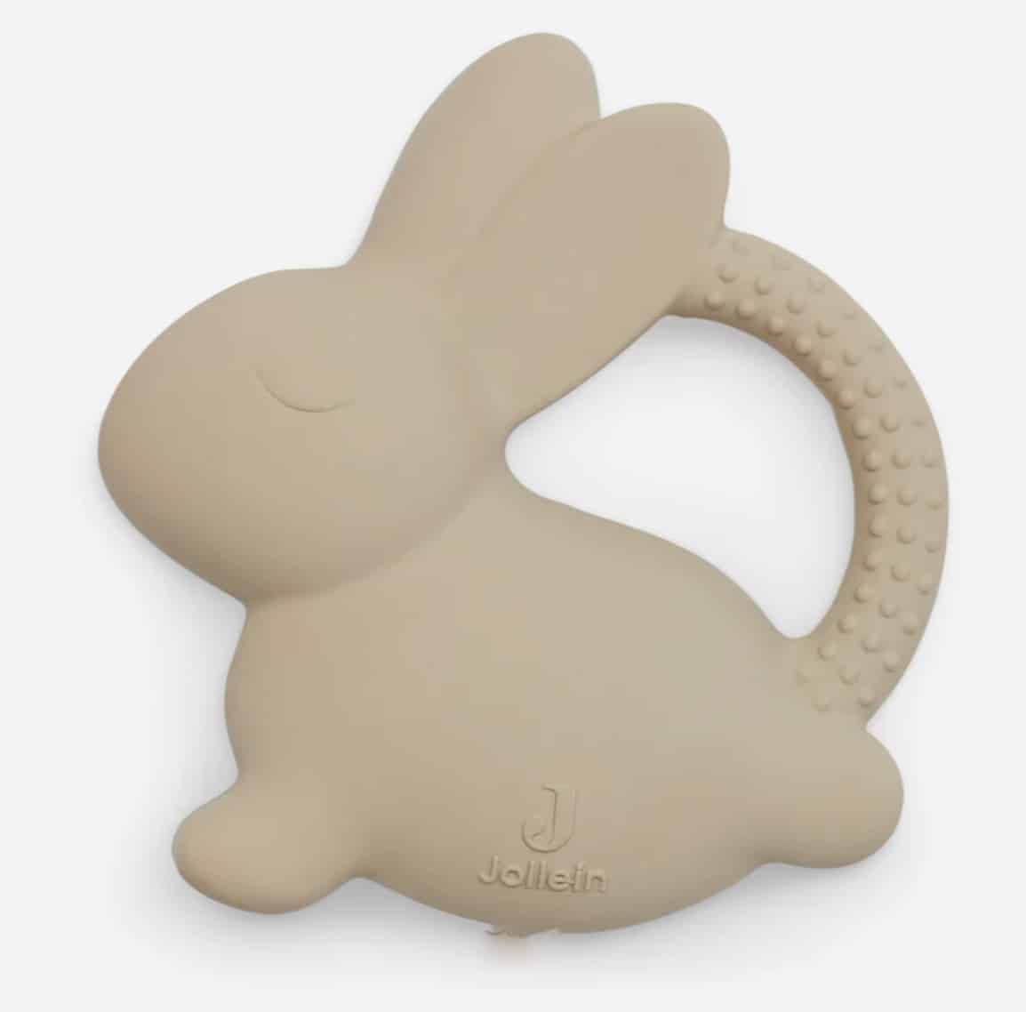 Bijtring Rubber Bunny - Nougat