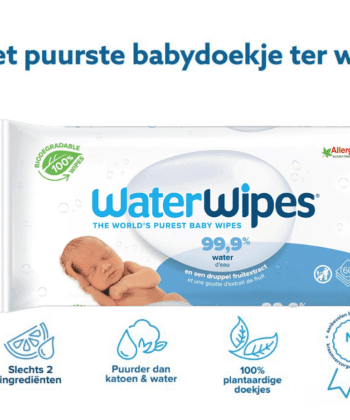 WaterWipes Babydoekjes 60pk (60 doekjes)