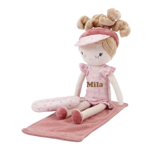 Knuffelpop Mila Little Dutch met naam