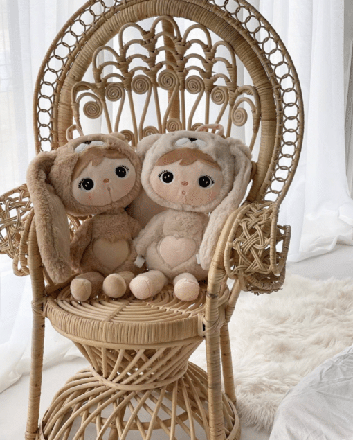 Pop Bunny Caramel beige met naam