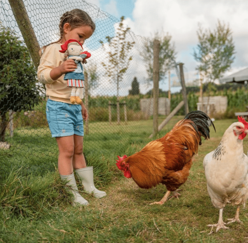 Alternative view of Knuffelpop Hollandse Rosa 35cm met naam