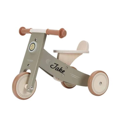 Little Dutch houten driewieler met naam