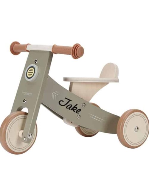 Little Dutch houten driewieler met naam